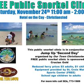 Jump-Up Second Day Snorkel Clinic at Protestant Cay